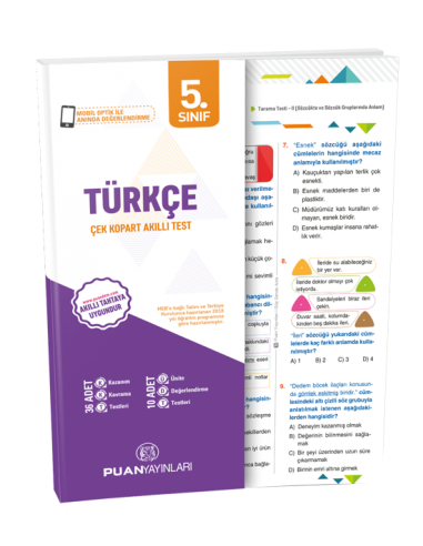 Puan Yayınları 5. Sınıf Türkçe Akıllı Test