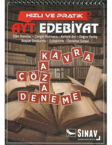 Sınav Yayınları AYT Hızlı ve Pratik Edebiyatı