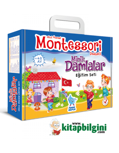 Damla Yayınları Minik Damlalar Eğitim Seti (Montessori) +48 Ay