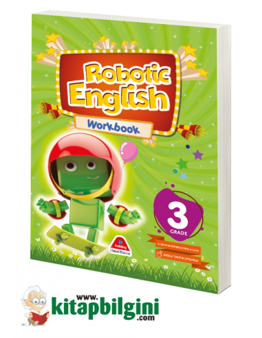 Damla Yayınları Robotic English Workbook - 3 Grade