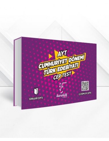 Karekök AYT Cumhuriyet Dönemi Türk Edebiyatı Cep Test