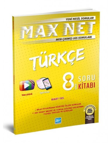 Koza Karaca Yayınları 8. Sınıf Türkçe Max Net Soru Kitabı