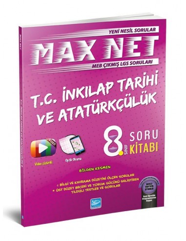 Koza Karaca Yayınları 8. Sınıf T.C. İnkılap Tarihi Max Net Soru Kitabı