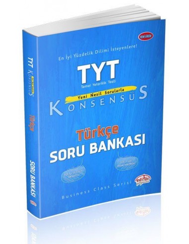 Editör Yayınları TYT Konsensüs Türkçe Soru Bankası