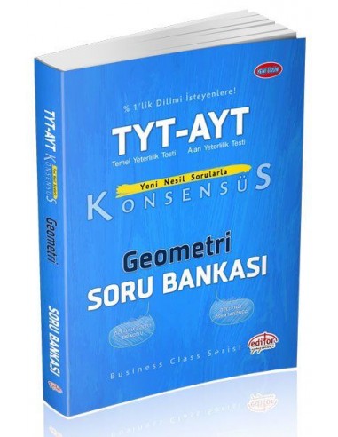 Editör Yayınları TYT-AYT Konsensüs Geometri Soru Bankası