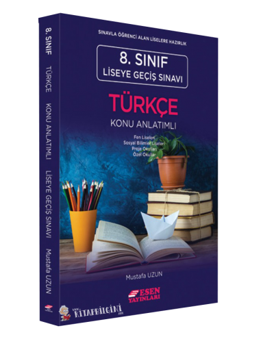Esen Yayınları 8. Sınıf LGS Türkçe Konu Anlatımlı