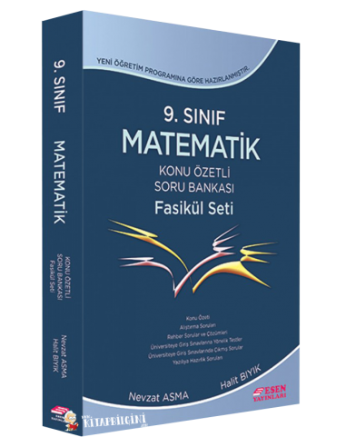 Esen Yayınları 9. Sınıf Matematik Konu Özetli Soru Bankası Fasikül Set