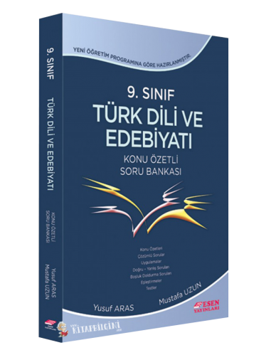 Esen Yayınları 9. Sınıf Türk Dili ve Edebiyatı Konu Özetli Soru Bankası