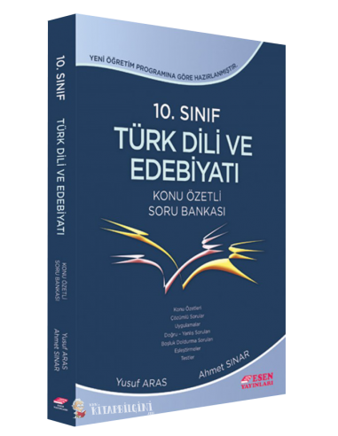 Esen Yayınları 10. Sınıf Türk Dili ve Edebiyatı Konu Özetli Soru Bankası