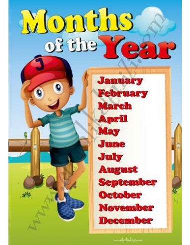 Mudu Months of the year poster