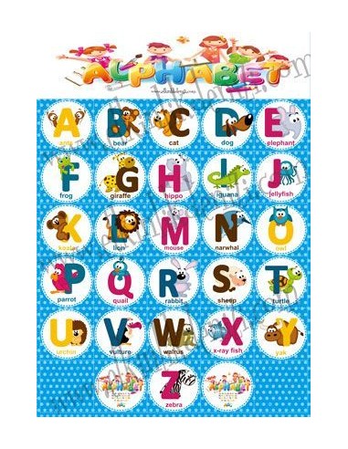 Mudu Alphabet Poster