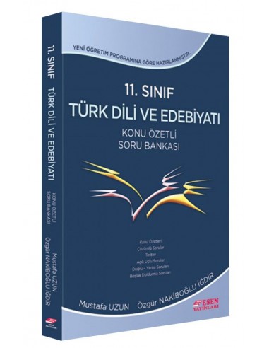 Esen Yayınları 11. Sınıf Türk Dili ve Edebiyatı Konu Özetli Soru Bankası