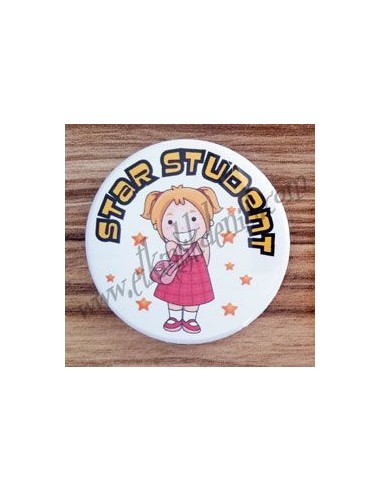 Mudu Star Student (Girl) Badge 37 mm