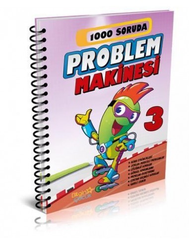 Bilgin Çocuk  Yayınları 3. Sınıf 1000 Soruda Problem Makinesi