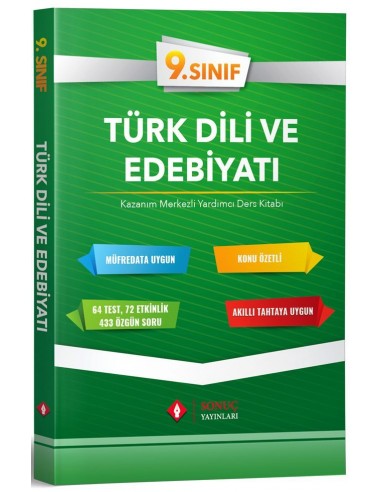 Sonuç Yayınları 9. Sınıf Türk Dili Edebiyatı Ders Kitabı