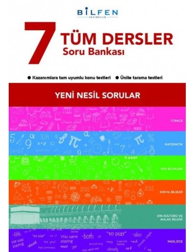Bilfen Yayınları 7.Sınıf Tüm Dersler Soru Bankası