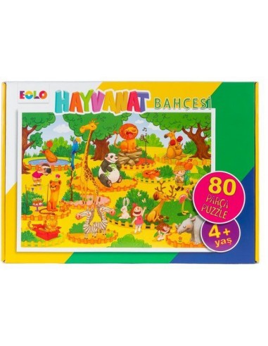 Eolo Puzzle - 80 Parça Puzzle - Hayvanat Bahçesi
