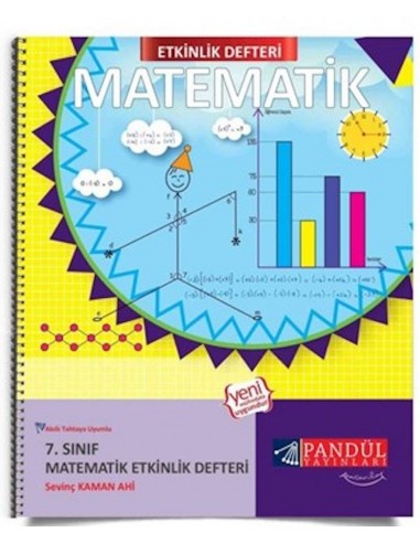 Pandül Yayınları 7. Sınıf Matematik  Etkinlik Defteri