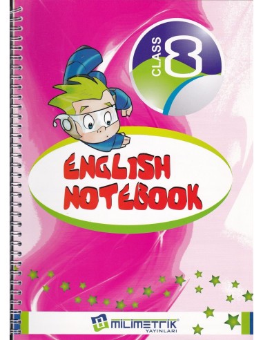8.Sınıf English Notebook Class 8 Milimetrik Yayınları