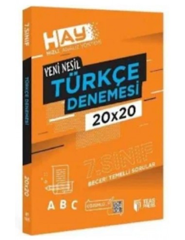 Teas Hay 7. Sınıf Türkçe Branş Deneme