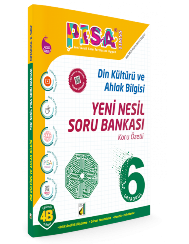 Damla Yayınları 6.Sınıf Din Kültürü ve Ahlak Bilgisi Konu Özetli Soru Bankası