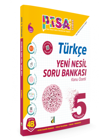 Damla Yayınları 5.Sınıf  Türkçe Konu Özetli Soru Bankası