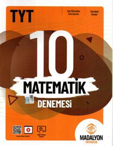 Madalyon Yayınları TYT Matematik 10 lu Deneme Sınavı