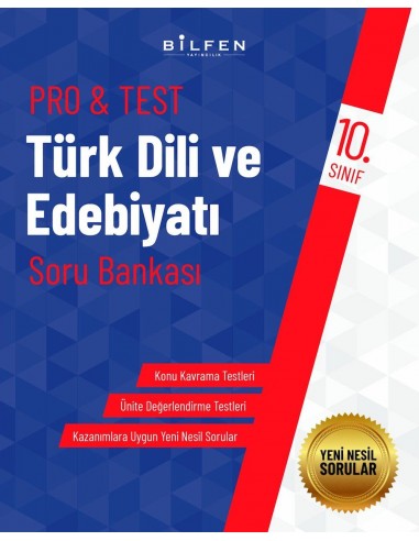 Bilfen Yayınları 11. Sınıf  Pro Test Türk Dili ve  Edebiyatı Soru Bankası