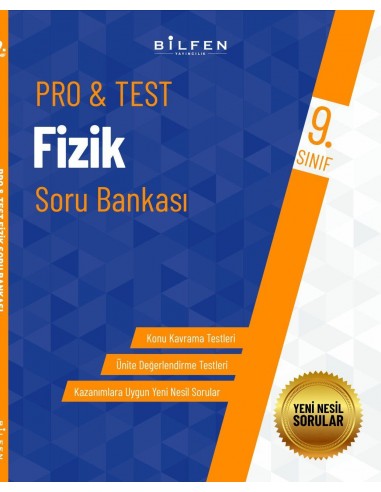 Bilfen Yayınları 9. Sınıf  Pro Test Fizik  Soru Bankası