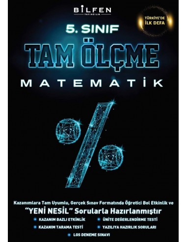 Bilfen Yayınları 2020 5. Sınıf Matematik  Tam Ölçme