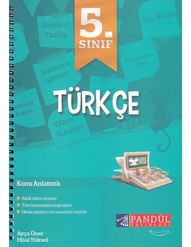 Pandül Yayınları 5. Sınıf Türkçe Defteri
