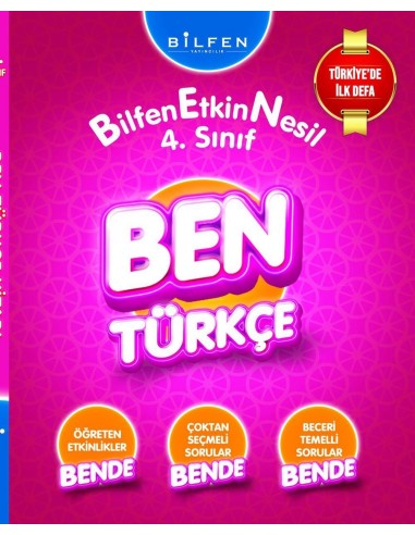 Bilfen Yayınları 4. Sınıf Ben Türkçe