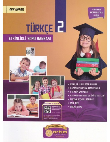 Artım Yayınları 2. Sınıf Etkinlikli Türkçe Soru Bankası