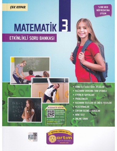 Artım Yayınları 3. Sınıf Etkinlikli Matematik Soru Bankası