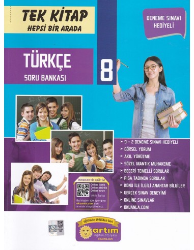 Artım Yayınları 8. Sınıf T.C. İnkılap Tarihi ve Atatürkçülük Soru Bankası