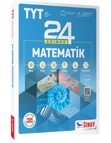 Sınav Yayınları TYT 24 Adımda Matematik Konu Anlatımlı Soru Bankası Yeni