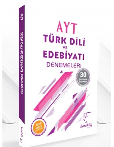 Karekök Yayınları AYT Edebiyat Denemeleri (20 Deneme)
