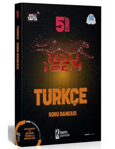 İsem Yayınları 5. Sınıf Türkçe Hızlı İsem Soru Bankası