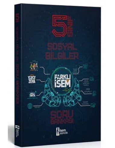 İsem Yayınları 5. Sınıf Farklı İsem Sosyal Bilgiler Soru Bankası