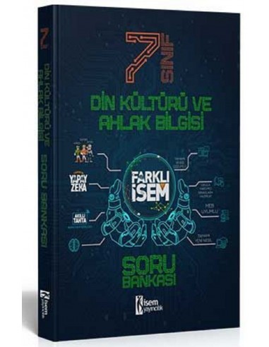 İsem Yayınları 7. Sınıf Farklı İsem Din Kültürü ve Ahlak Bilgisi Soru Bankası