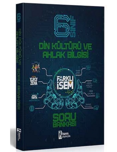İsem Yayınları 6. Sınıf Farklı İsem Din Kültürü ve Ahlak Bilgisi Soru Bankası