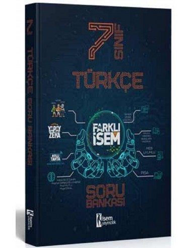İsem Yayınları 7. Sınıf Farklı İsem Türkçe Soru Bankası
