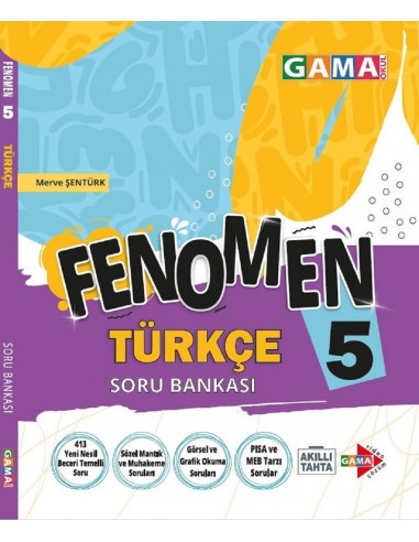Gama Yayınları 5. Sınıf Türkçe Fenomen Soru Bankası