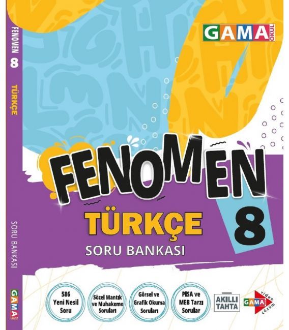 Gama Yayınları 8. Sınıf Türkçe Fenomen Soru Bankası