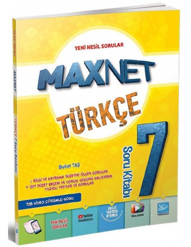 Maxnet 7.Sınıf Türkçe Soru Kitabı