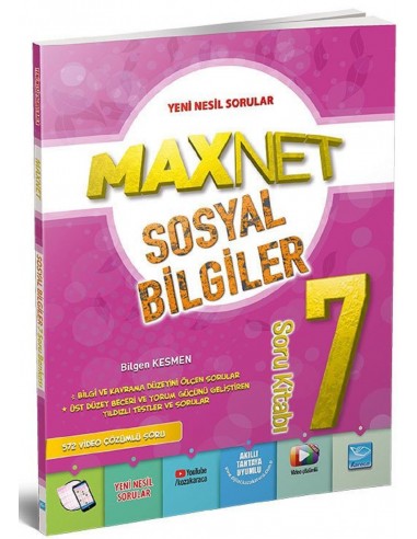 Maxnet 6.Sınıf Sosyal Bilgiler Soru Kitabı