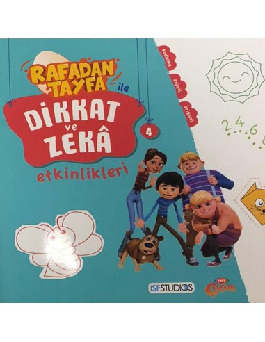 Rafadan Tayfa ile Dikkat ve Zeka Etkinlikleri 4 Erdem Yayınları