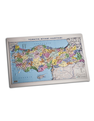 Kabartma Türkiye Siyasi Haritası (35x50) - Gürbüz Yayınları