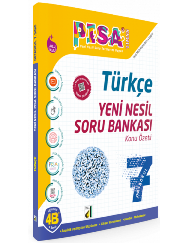Damla Yayınları 7.Sınıf Türkçe Konu Özetli Soru Bankası
