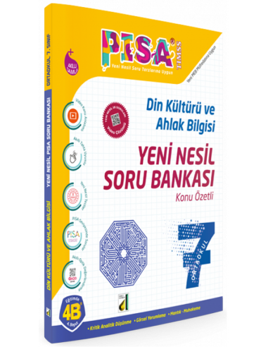 Damla Yayınları 6.Sınıf Din Kültürü ve Ahlak Bilgisi Konu Özetli Soru Bankası